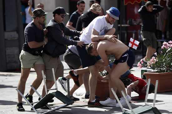 Three Lions promise to 'batter' Russian hooligans at 2018 World Cup
