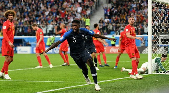 France 1 Belgium 0: Umtiti heads Les Bleus into World Cup final