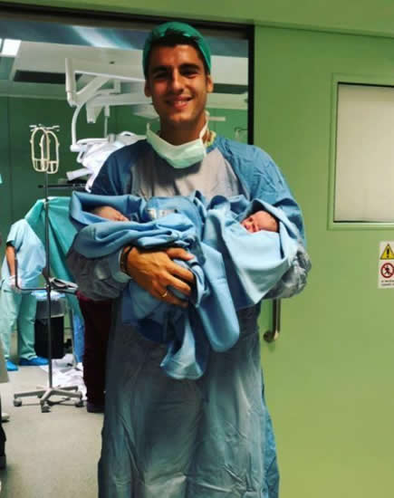 Chelsea star Alvaro Morata's wife Alice Campello gives birth to twins