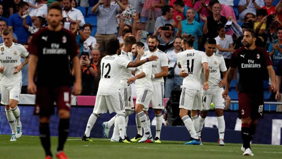 Gareth Bale strikes again as Real Madrid defeat Milan in friendly