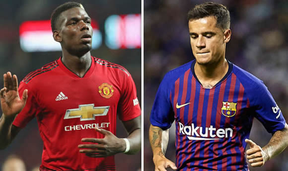 Barcelona GIVE UP on Paul Pogba but star will try to copy Coutinho plan