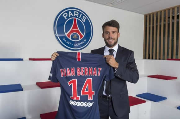 Paris Saint-Germain seal signing of Juan Bernat from Bayern Munich