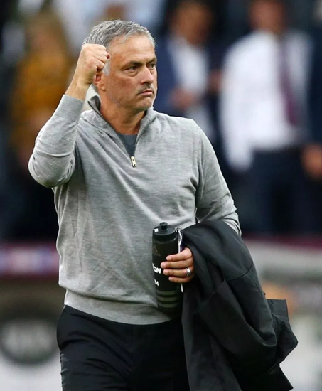 Jose Mourinho gives Manchester United fans his jacket as they cheer him off pitch after Burnley win