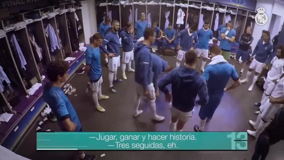 Cristiano Ronaldo's last four motivational words to the Real Madrid dressing room