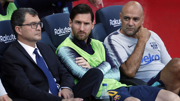 Valverde: I benched Messi thinking about what's best for my team
