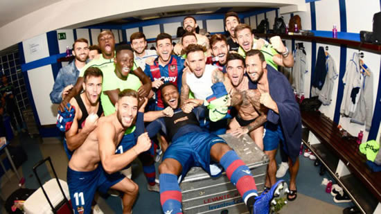 Levante are in party mood after Bernabeu victory