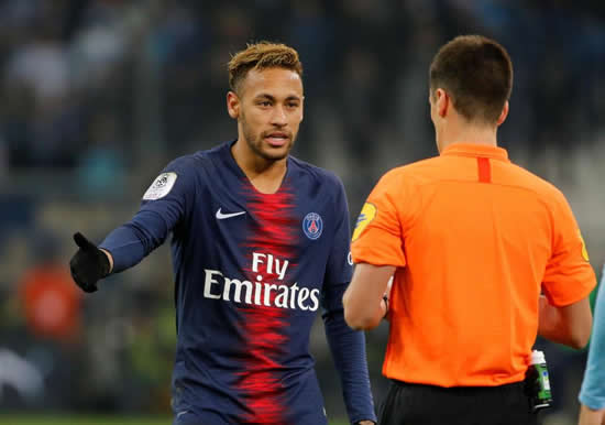 PSG ace Neymar targeted by Marseille fans with bottles and coins thrown at Brazil international in shameful scenes