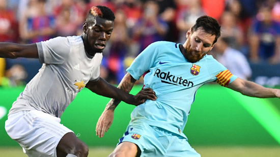 Pogba to Barcelona rumours fuelled as Man Utd star meets Messi in Dubai