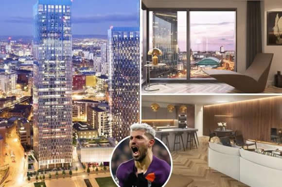 Sergio Aguero set to splash out £4m one of the highest properties in UK as Man City star enjoys high life
