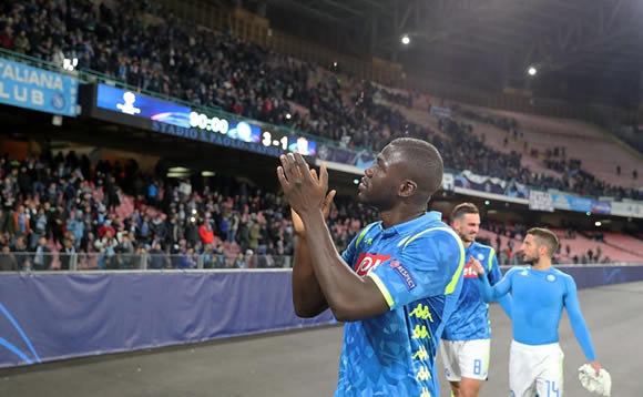 Man Utd fail in second world-record bid for Napoli star Kalidou Koulibaly
