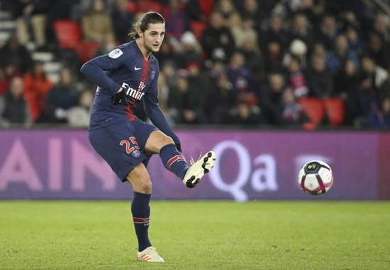 Arsenal and Tottenham in transfer fight for Adrien Rabiot who ends contract talks with PSG