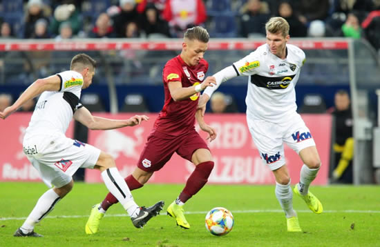 WOLF PACK CIRCLING Arsenal rival Tottenham and Everton for RB Salzburg’s ‘new Christian Eriksen’ Hannes Wolf