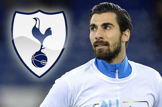 GO FOR GOMES Tottenham hope to steal Andre Gomes from Everton with Barcelona midfielder ready to delay permanent move