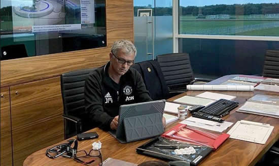 Man Utd ruthlessly clear out Jose Mourinho's office in just five minutes after sacking