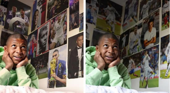 Mbappe throws Cristiano Ronaldo out of his room