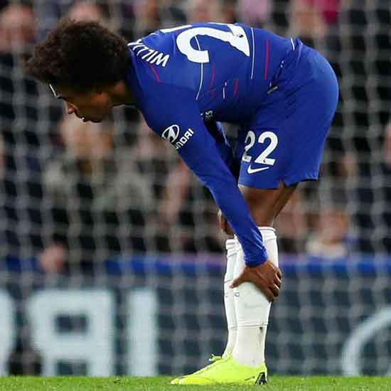 Chelsea 0 Southampton 0: Toothless Blues held and lose Willian to injury
