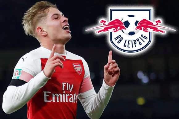 Arsenal starlet Emile Smith Rowe jetting to RB Leipzig to undergo medical ahead of transfer deadline day move
