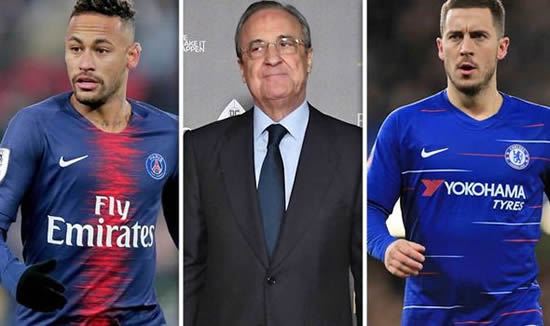 Real Madrid dream of Eden Hazard and Neymar being joined by ANOTHER attacking star