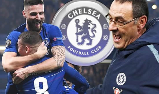 Chelsea star Olivier Giroud reveals what Maurizio Sarri told team BEFORE Europa League win