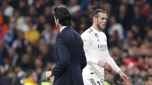 Bale gamble showed a split between Solari and the dressing room