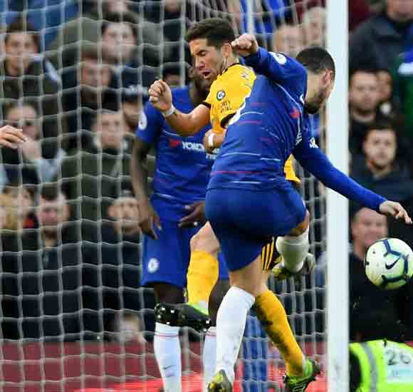 Chelsea 1 Wolves 1: Last-gasp Hazard strike rescues Blues