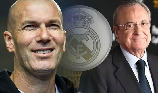 Zinedine Zidane CONFIRMED as Real Madrid boss following Santiago Solari sacking