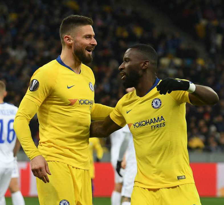 Dynamo Kiev 0 Chelsea 5 (0-8 agg): Blues into quarter-finals after Giroud treble