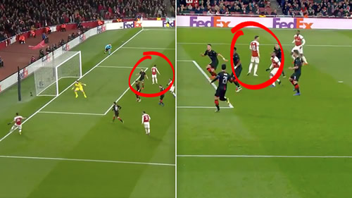 Mesut Ozil wasn’t even watching when Arsenal scored their second goal