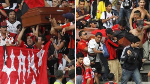 17-Year-old Murder Victim Taken To Match In Coffin By ​Cucuta Ultras