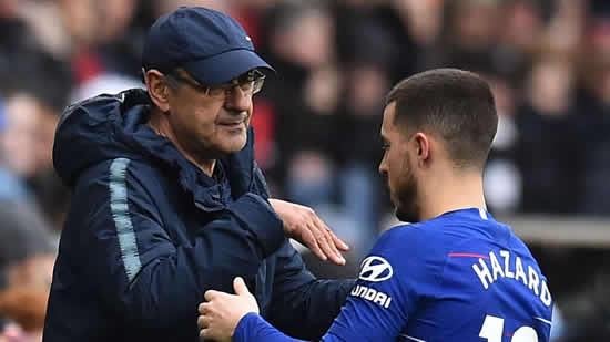 £100m is too cheap for Hazard, we'd need two players to replace him - Sarri