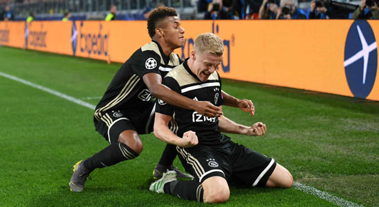 Juventus 1 Ajax 2 (2-3 agg): Van de Beek, De Ligt complete incredible comeback