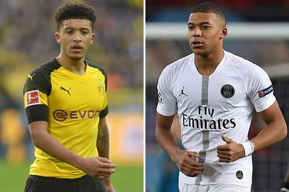 Real Madrid turn sights from PSG's Mbappe to Dortmund's Sancho