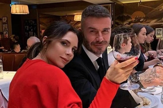 Victoria Beckham branded 'lucky' by hubby David as he reveals 'transformation'