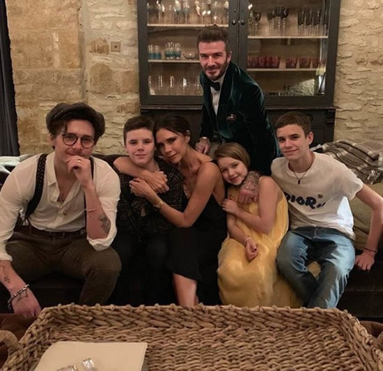 Victoria Beckham branded 'lucky' by hubby David as he reveals 'transformation'