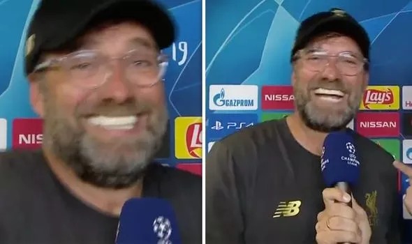 Liverpool boss Jurgen Klopp SINGS in bizarre interview after winning the Champions League