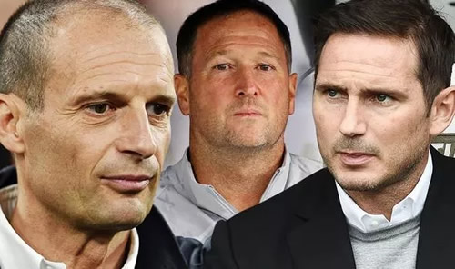 Chelsea add shock name to managerial wish list with Massimiliano Allegri and Frank Lampard