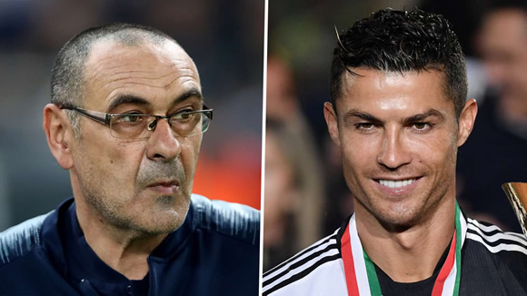Sarri in special meeting with Ronaldo as he wants him to play central striker role for Juventus