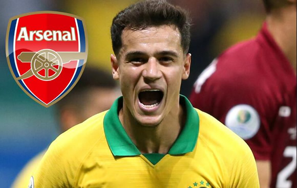 Arsenal to hold talks over incredible Coutinho loan deal with Barcelona on Sunday as Raul Sanllehi plots another miracle transfer