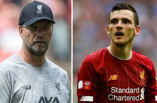 Liverpool to make left-back transfer decision as Jurgen Klopp weighs up squad options