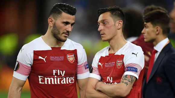 Arsenal confirm Ozil and Kolasinac out of squad as police investigate 'security incidents'