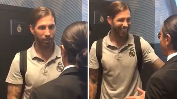 Sergio Ramos shows off his English in conversation with Salt Bae