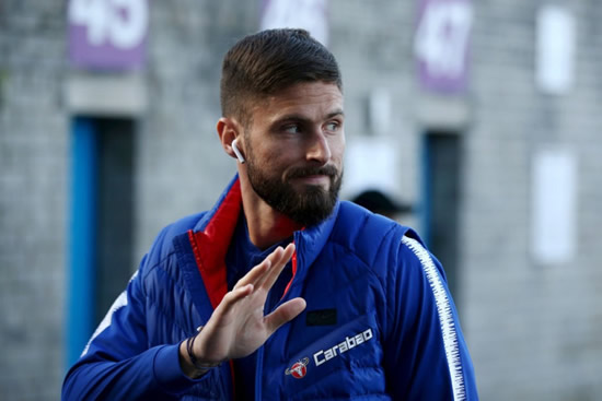 Chelsea forward Giroud hints he could leave club if 'forced to make a choice'