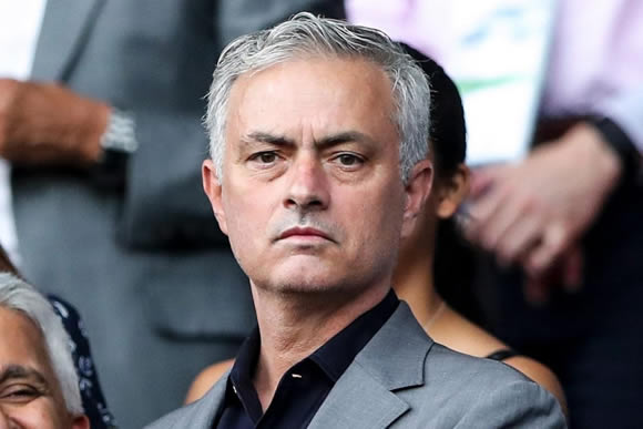 Jose Mourinho in Arsenal executive box to watch under-pressure Emery scrape win over Vitoria