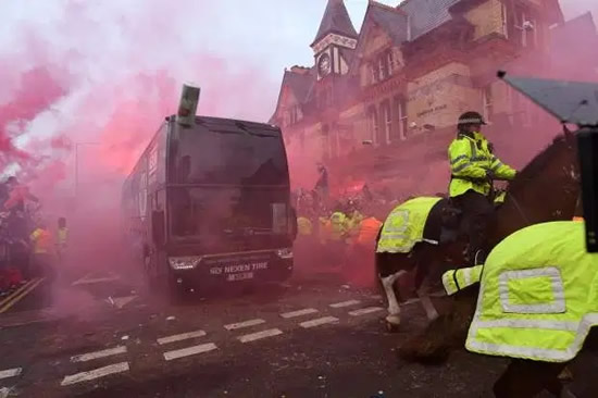 Man City fear bus attack repeat as Liverpool fans urged to 'greet coach' ahead of title showdown