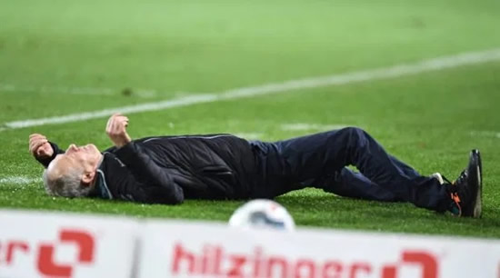 Frankfurt star DECK opposing manager to spark riot in wild scenes during clash with Freiburg