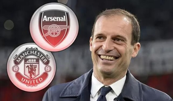 Max Allegri drops hint about taking Arsenal or Man Utd job but sets time frame for role