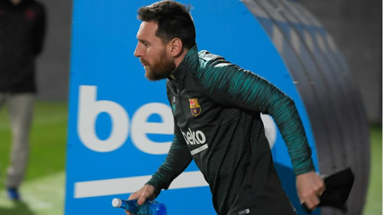 Valverde rests Messi for Champions League trip to Inter