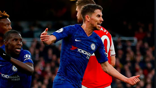 'Youth is not an excuse' - Jorginho calls on Chelsea to stop being 'soft'