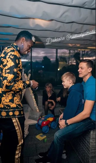 Pogba posts pre-surgery video after partying with Man Utd pals at lavish Versace 1st birthday bash for son Labile Shakur