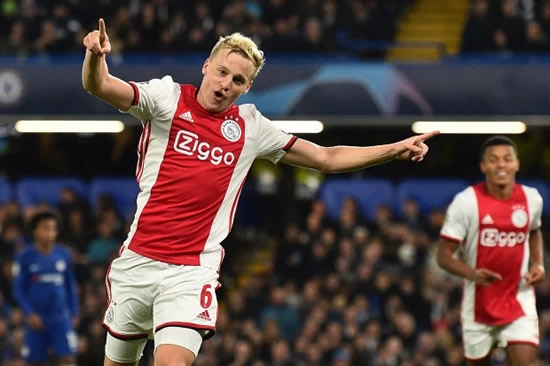 UP THE DONNY Man Utd beaten to Donny van de Beek by Real Madrid after snubbing cut-price £20m transfer in summer